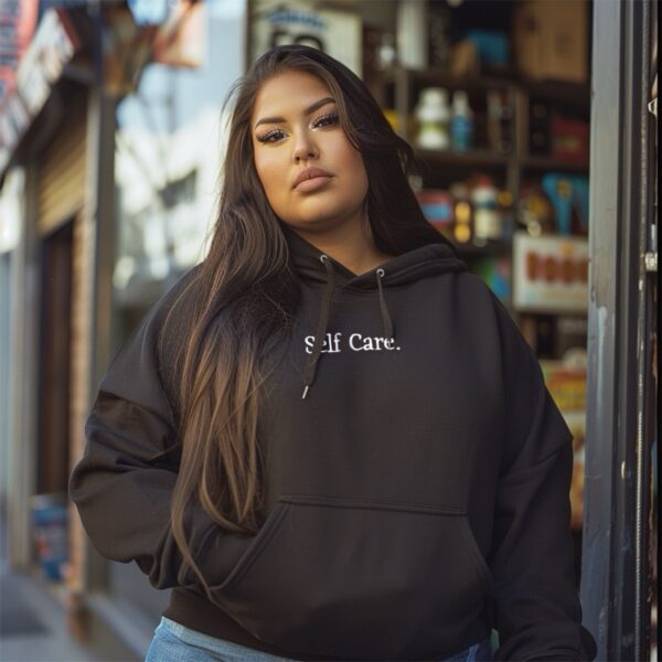 Black Self Care Hoodie - Image 2