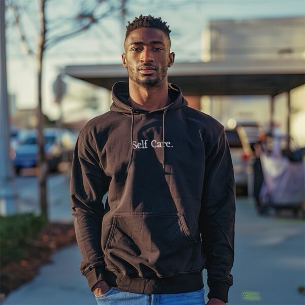 Black Self Care Hoodie - Image 3